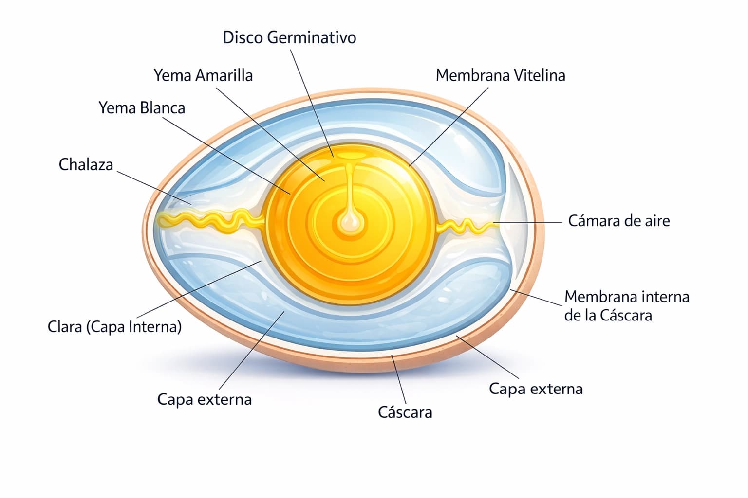 Anatomía del Huevo
